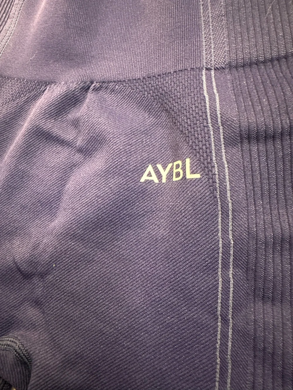 AYBL Navy Ribbed Shorts